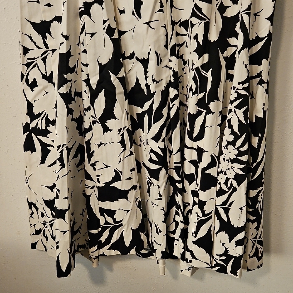 R&M Richards Black and White Floral Mini Dress - Picture 6 of 6